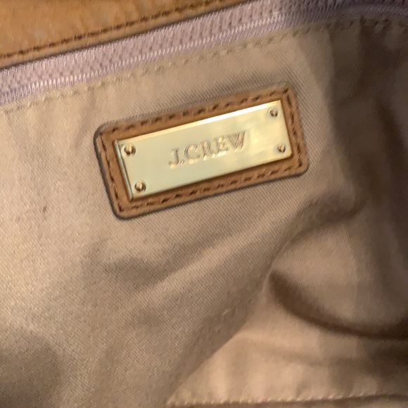 J Crew Large Tan Satchel - Picture 2 of 5